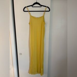 R.B. Still by Rookiebud Yellow Slip Maxi Dress